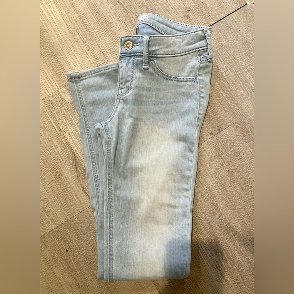 Hollister jeans light wash skinny jeans